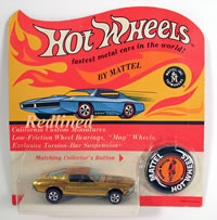 Gold OPEN HOOD SCOOP Mustang in UNPUNCHED Blisterpack!